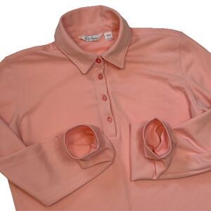 Lady Hagen Womens Long Sleeve Polo XS Pink Golf Pique Pink Dri Fit UVP Tennis